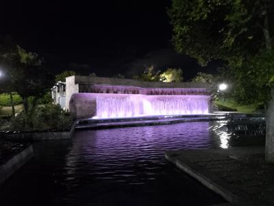 みずいろ公園ピンクライトアップ
