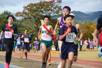 スタート直後のランナーの画像