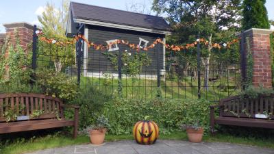 ベンチ_ハロウィン