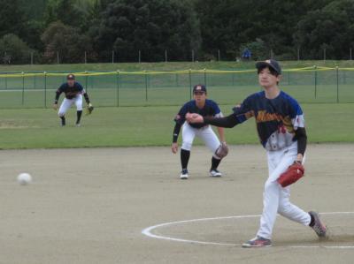 最後まで力投した菅野和輝選手