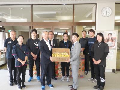 青木フルーツ株式会社様からのバナナの協賛