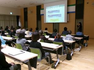 健幸アンバサダープロジェクト事務局長塚尾晶子先生による講話