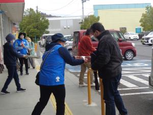 街頭キャンペーン②