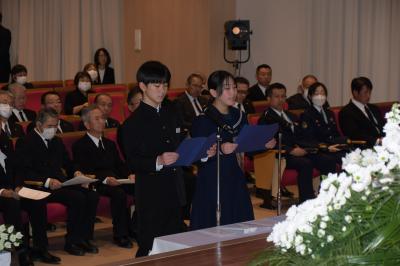 非核・平和都市宣言の唱和