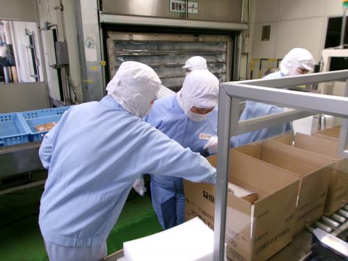 インターンシップに参加した生徒の様子