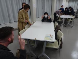 ボトルキャップを使ったゲームを楽しみました！