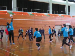 女子試合中の様子