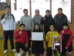 男子優勝の糠沢1区B