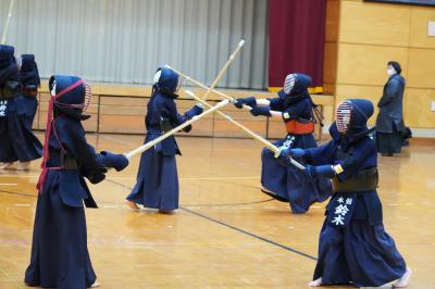 本宮剣道スポーツ少年団稽古の様子