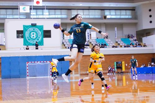 ハニービー石川に所属している本宮市出身の佐原奈生子選手