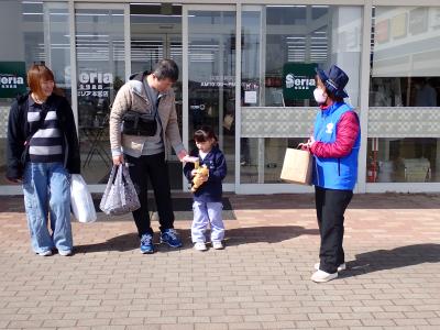 女性消防協力隊街頭キャンペーン画像①