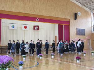 白岩小学校卒業式