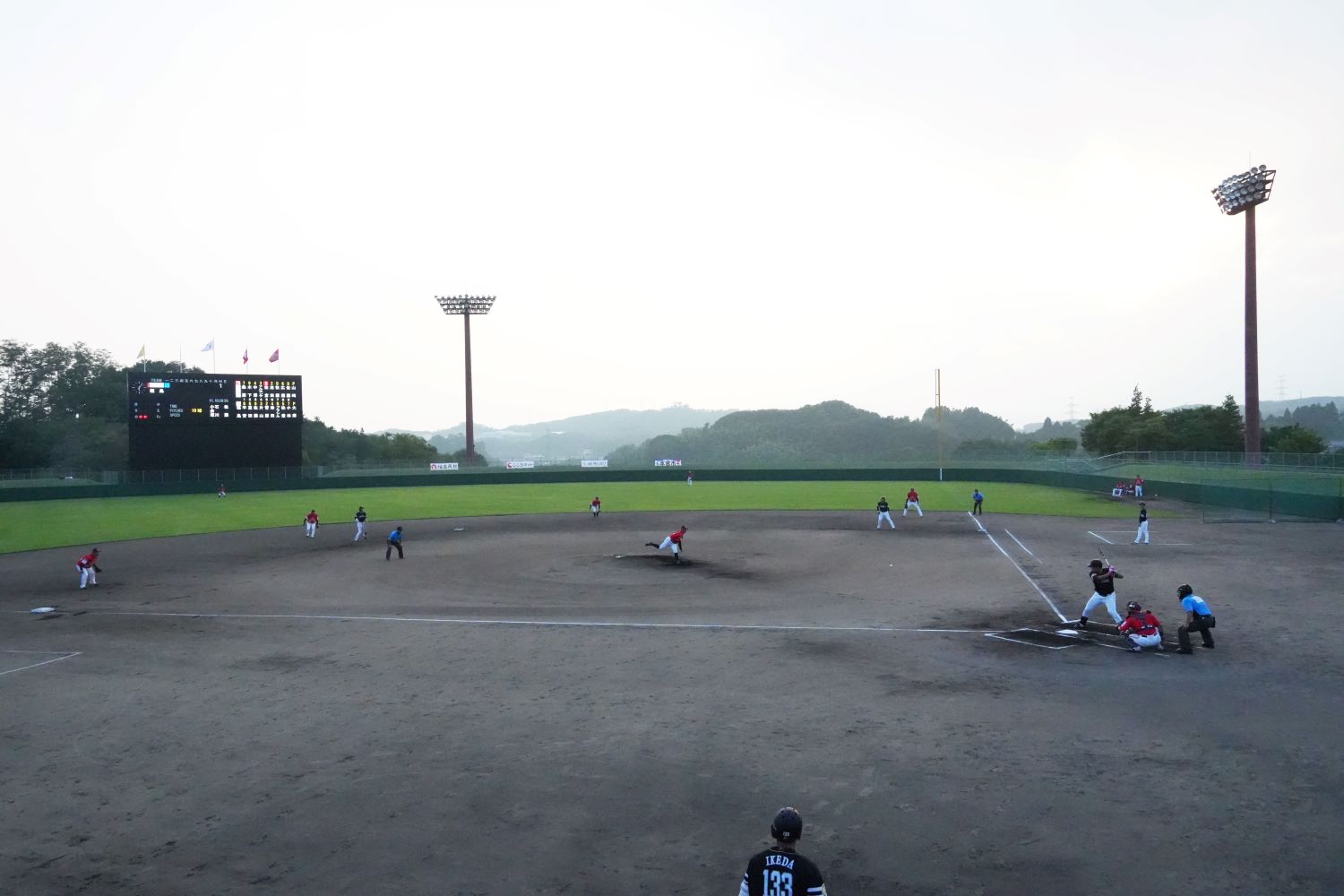 試合中