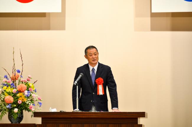 講演を行う元プロ野球選手 石毛宏典氏