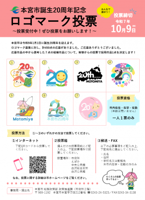 ロゴ投票チラシ