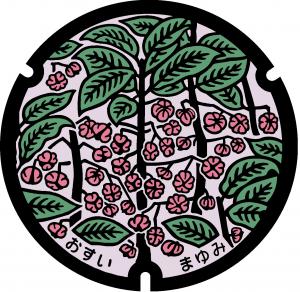 まゆみの木デザインマンホール